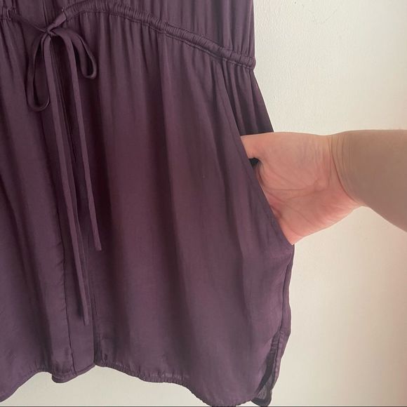 Vince Purple Midi Dress - Picture 6 of 9